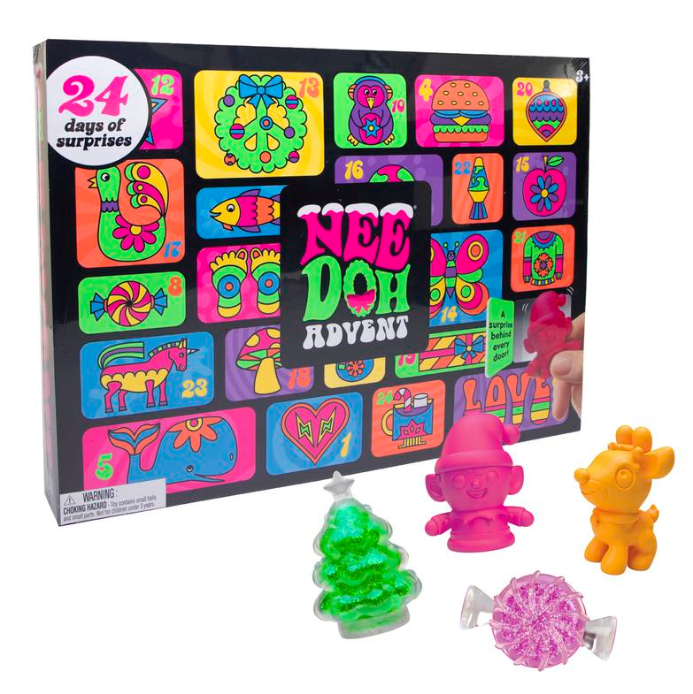 Load image into Gallery viewer, NeeDoh 24 Days Fidget Toy Advent Calendar – Limited Holiday Edition