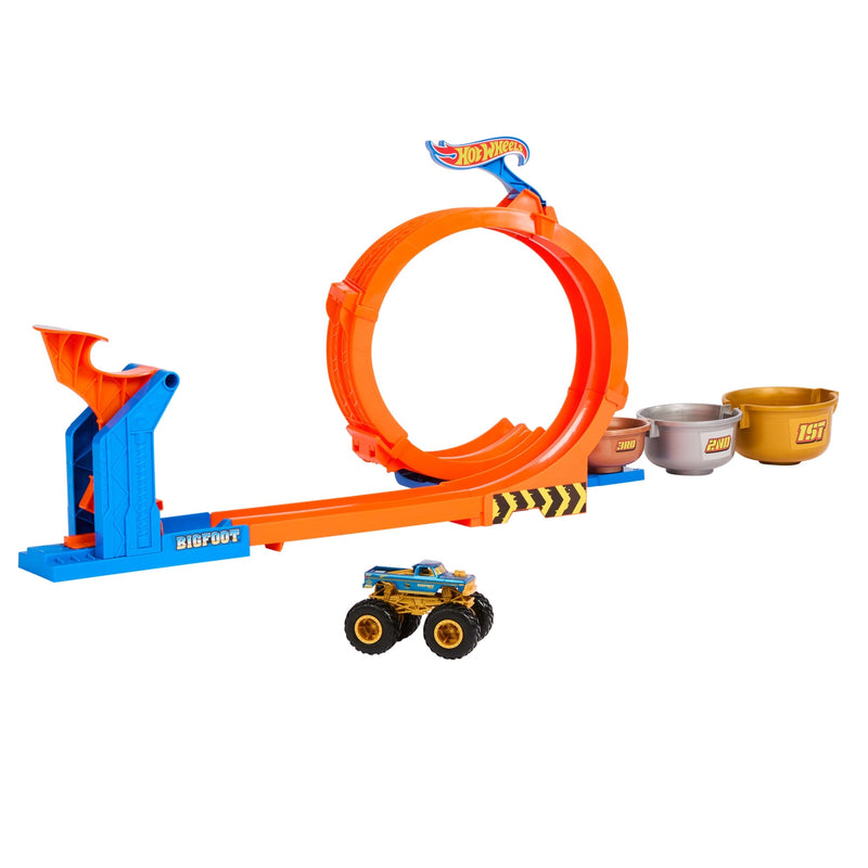 Load image into Gallery viewer, Trophy Hotwheels-Défi Fourie-Et-Renversez-Coffret with truck