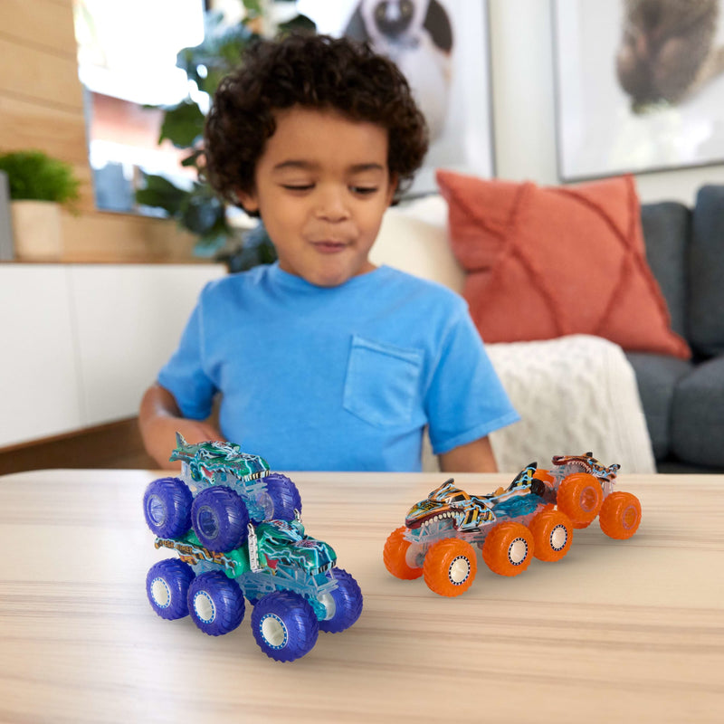 Load image into Gallery viewer, Hot Wheels-Gros Monster Trucks Power Smashers-Coffret truck