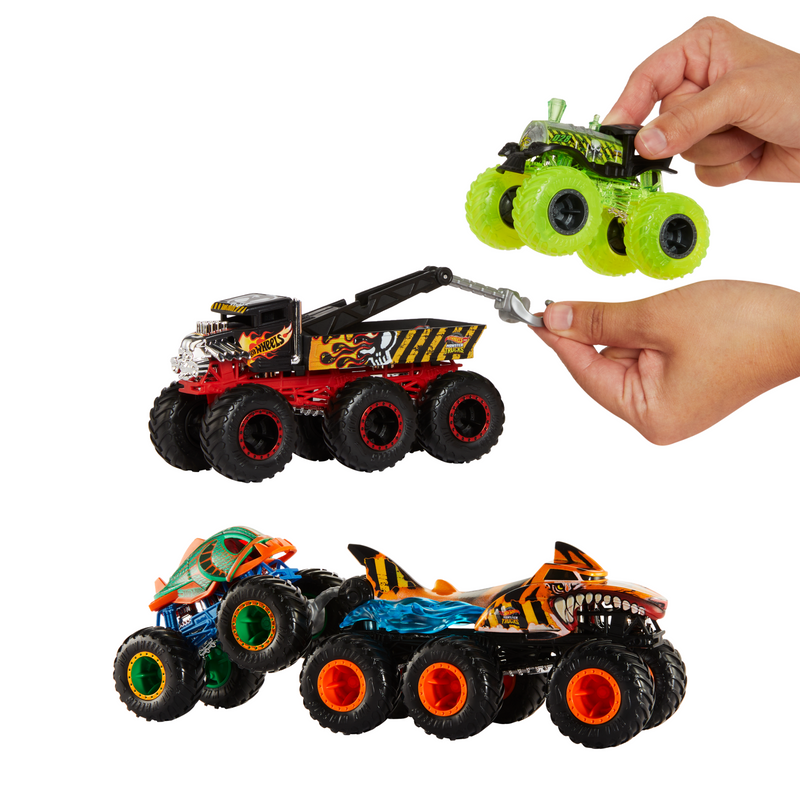 Load image into Gallery viewer, Hot Wheels Monster Trucks-Assortment of large machines on scale1/64