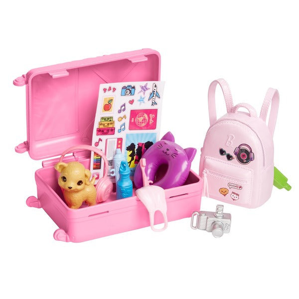 Load image into Gallery viewer, Malibu barbie doll box while traveling