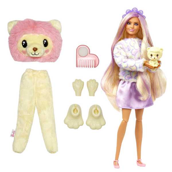 Load image into Gallery viewer, Barbie Cutie Reveal Lion doll