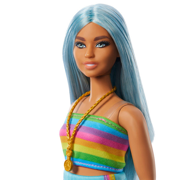 Charger l'image dans la visionneuse de galerie, Fashionista Rainbow Barbie Doll-65 ans