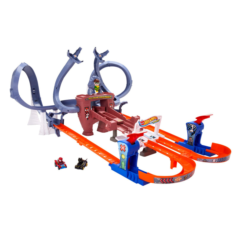 Load image into Gallery viewer, Hot Wheels-Racerverse-Piste de racketeer by Spiderman-Coffret