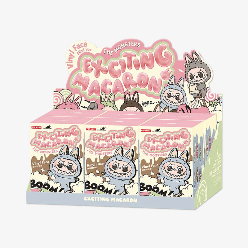 Load image into Gallery viewer, LABUBU THE MONSTERS - Exciting Macaron Vinyl Face Blind Box Set (6 pieces) – POP MART