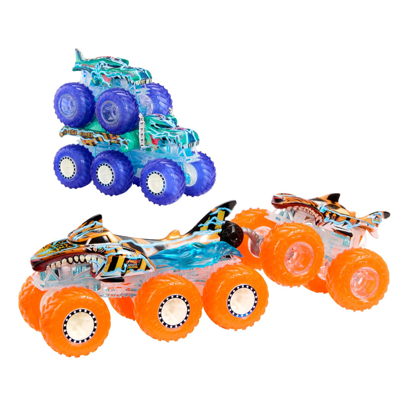 Load image into Gallery viewer, Hot Wheels-Gros Monster Trucks Power Smashers-Coffret truck