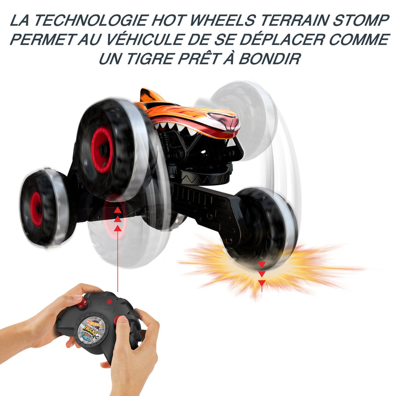 Charger l'image dans la visionneuse de galerie, Hot Wheels - Monster Trucks Draft Véhicule Le requin tigre imparable