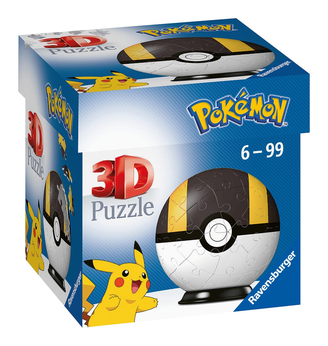 Ravensburger Pokémon Ultra Ball 3D Puzzle – 54 Pieces