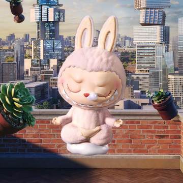 LABUBU THE MONSTERS – Lazy Yoga Series Display (10 pieces) – POP MART