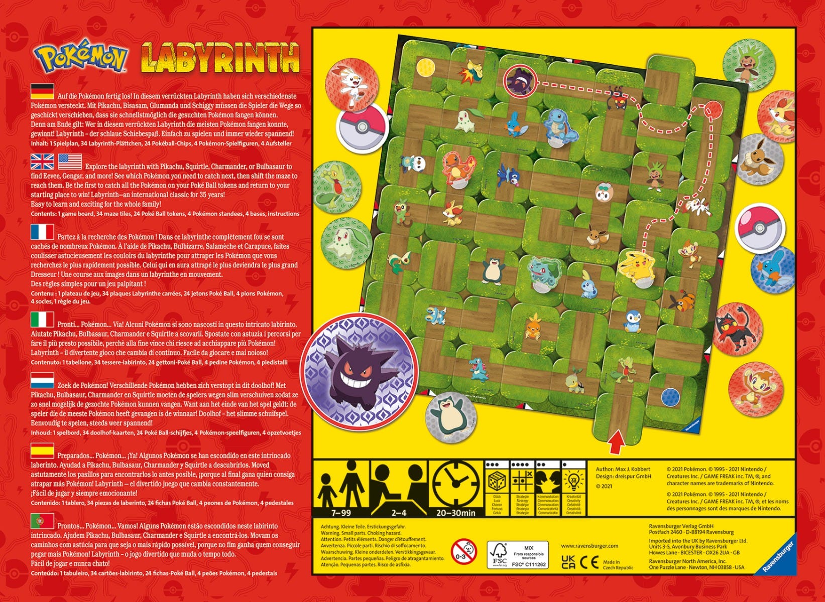 Ravensburger Pokémon Labyrinth – The Moving Maze Game