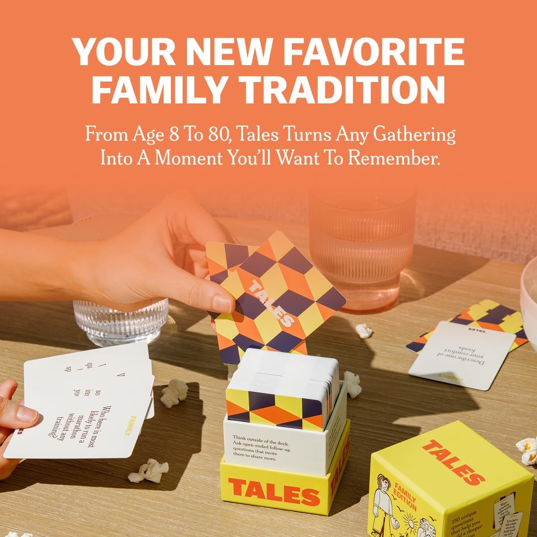TALES Family Edition – 150 Conversation Cards for Meaningful Moments