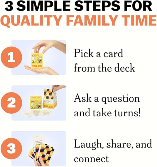 TALES Family Edition – 150 Conversation Cards for Meaningful Moments