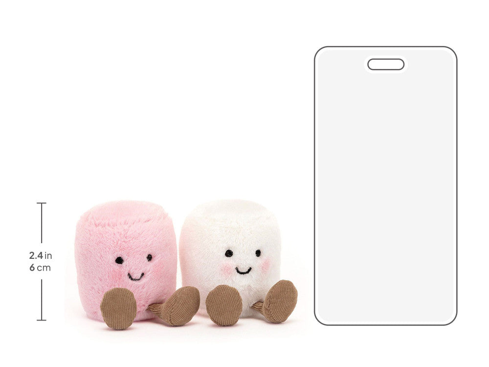 Jellycat Amuseables Pink & White Marshmallows