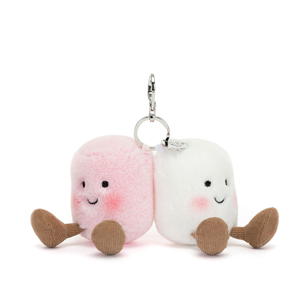 AMUSABLE PAIR OF MARCHMOLLOWS BAG CHARM