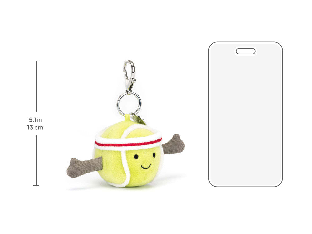 Jellycat Amuseables Sports Tennis Bag Charm