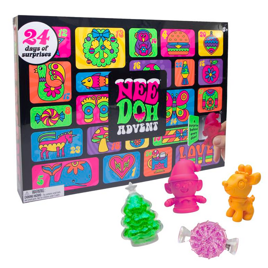 NeeDoh 24 Days Fidget Toy Advent Calendar – Limited Holiday Edition