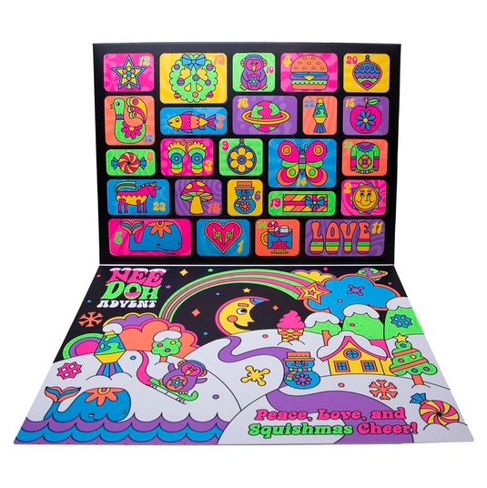 NeeDoh 24 Days Fidget Toy Advent Calendar – Limited Holiday Edition