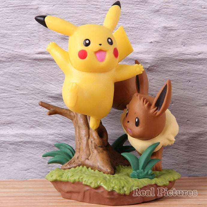 Pikachu & Évoli Pokémon figurine