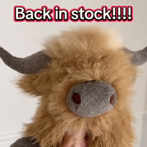 Highland Cow Weighted Plush – The Comfort You Can Hug