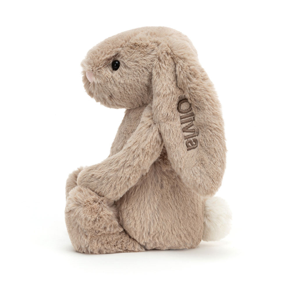 Jellycat Personalised Bashful Beige Bunny – Medium