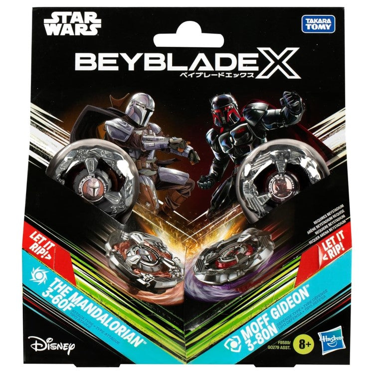 The Mandalorian vs Moff Gideon | Beyblade X Star Wars Collab – authentic product view 1