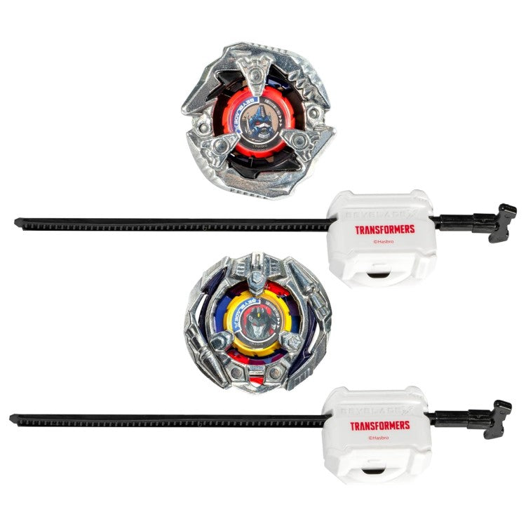 Optimus Primal VS Starscream | Beyblade X Transformers Collab – authentic product view 2