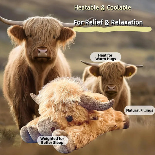 Highland Cow Weighted Plush – The Comfort You Can Hug
