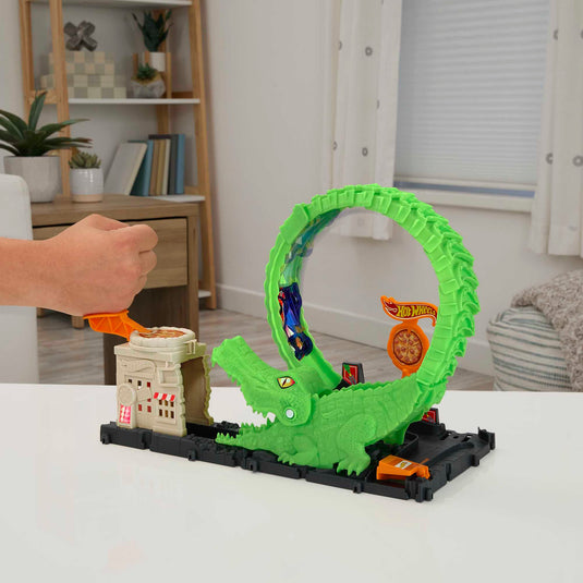 Hotwheels-Looping Attack on the Alligator-Coffret, 1 invoice included