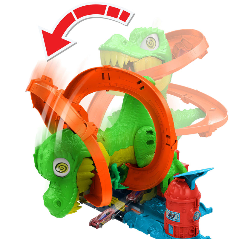 Load image into Gallery viewer, Hotwheels-Tx Battle of the late Dinosaur with truck
