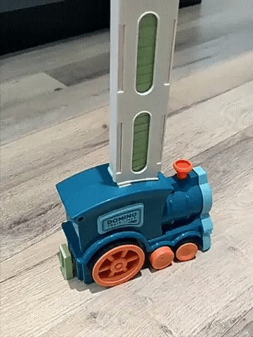 Load image into Gallery viewer, Montessori Domino Train - The Art of Playful Learning
