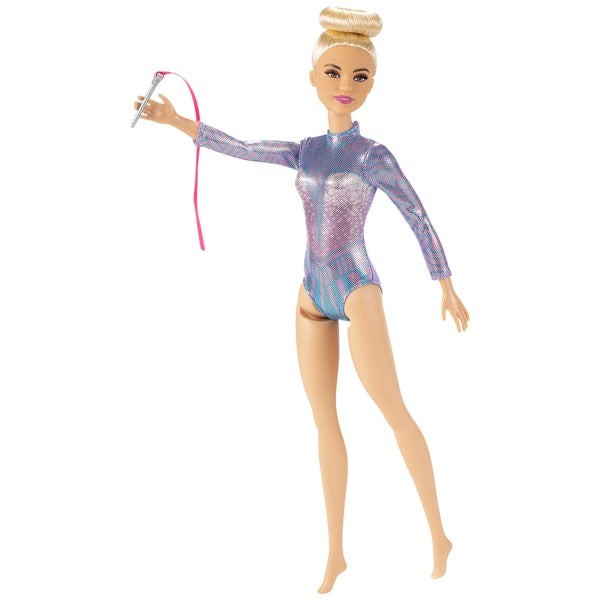 Load image into Gallery viewer, Blonde gymnast barbie doll
