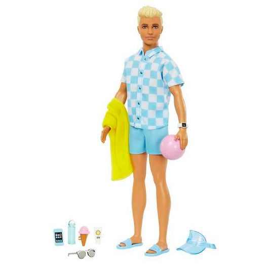 Ken doll at the beach