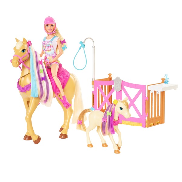 Load image into Gallery viewer, Horses&#39; barbie barbie set
