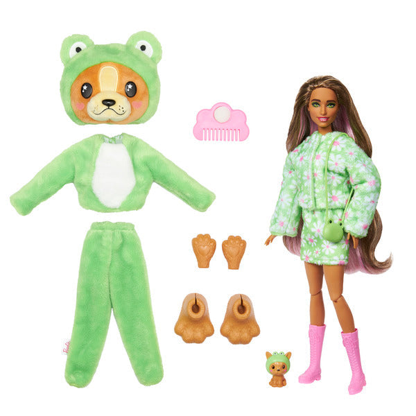 Barbie Cutie Reveal Doll – Puppy Frog