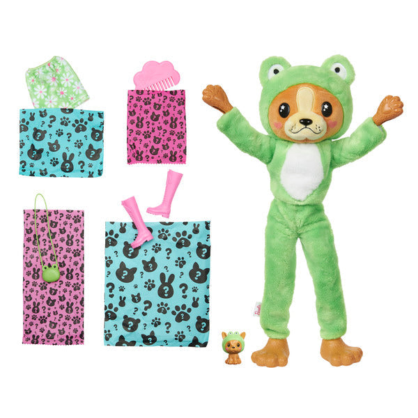 Barbie Cutie Reveal Doll – Puppy Frog