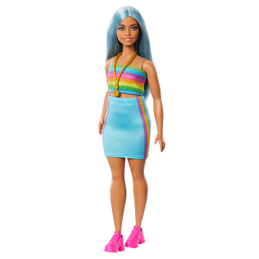 Fashionista rainbow barbie doll-65 years old
