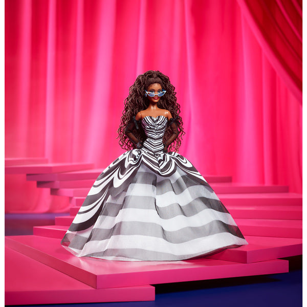 Load image into Gallery viewer, Barbie signing doll 65 years old - Brunette
