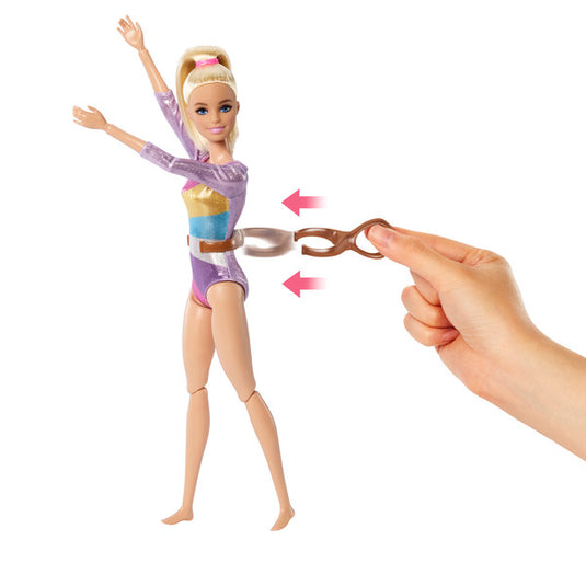 Gymnast barbie doll box