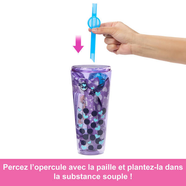Load image into Gallery viewer, Barbie Pop Reveal Bubble Tea doll - Taro milk
