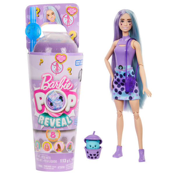 Load image into Gallery viewer, Barbie Pop Reveal Bubble Tea doll - Taro milk
