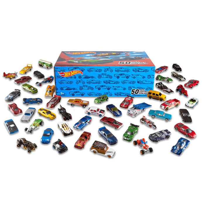 Hot Wheels Pack 50 vehicles