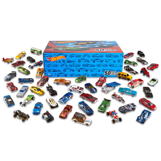 Hot Wheels Pack 50 vehicles