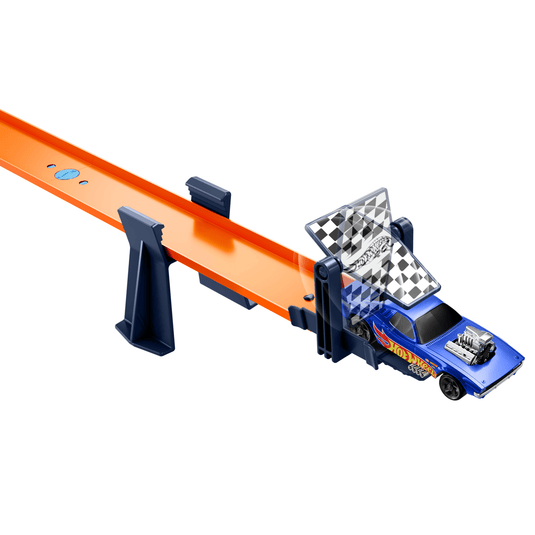 Hot Wheels - Speed Records track with radio -controlled car - Small car circuit - 5 years and +