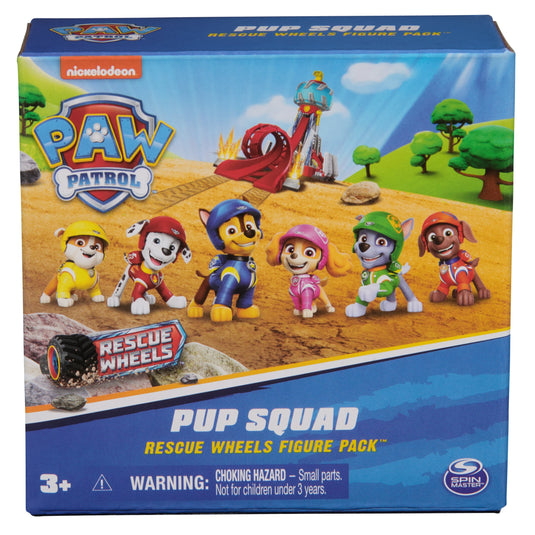 Pápa Patrol, PUP Squad Rescue Wheels Obrázek 6-balení
