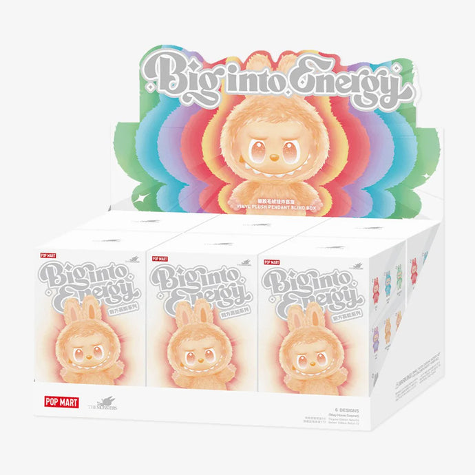 Labubu - The Monsters - Big In Energy Series - Vinyl Plush Blind Box Set (6 kusů) - Pop Mart