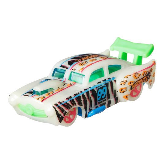Hot Wheels - Box 10 phosphorescent vehicles - Small car - 3 years and +