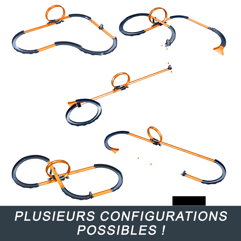 Load image into Gallery viewer, Hot Wheels - Speed Records track with radio -controlled car - Small car circuit - 5 years and +
