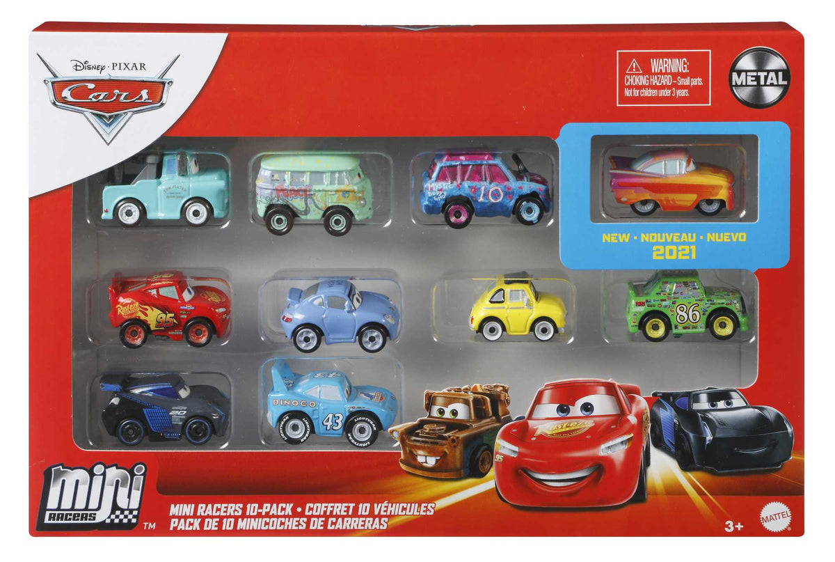 Disney Pixar Cars - Assortment box 10 mini -vehicles - Small car - 3 years and +