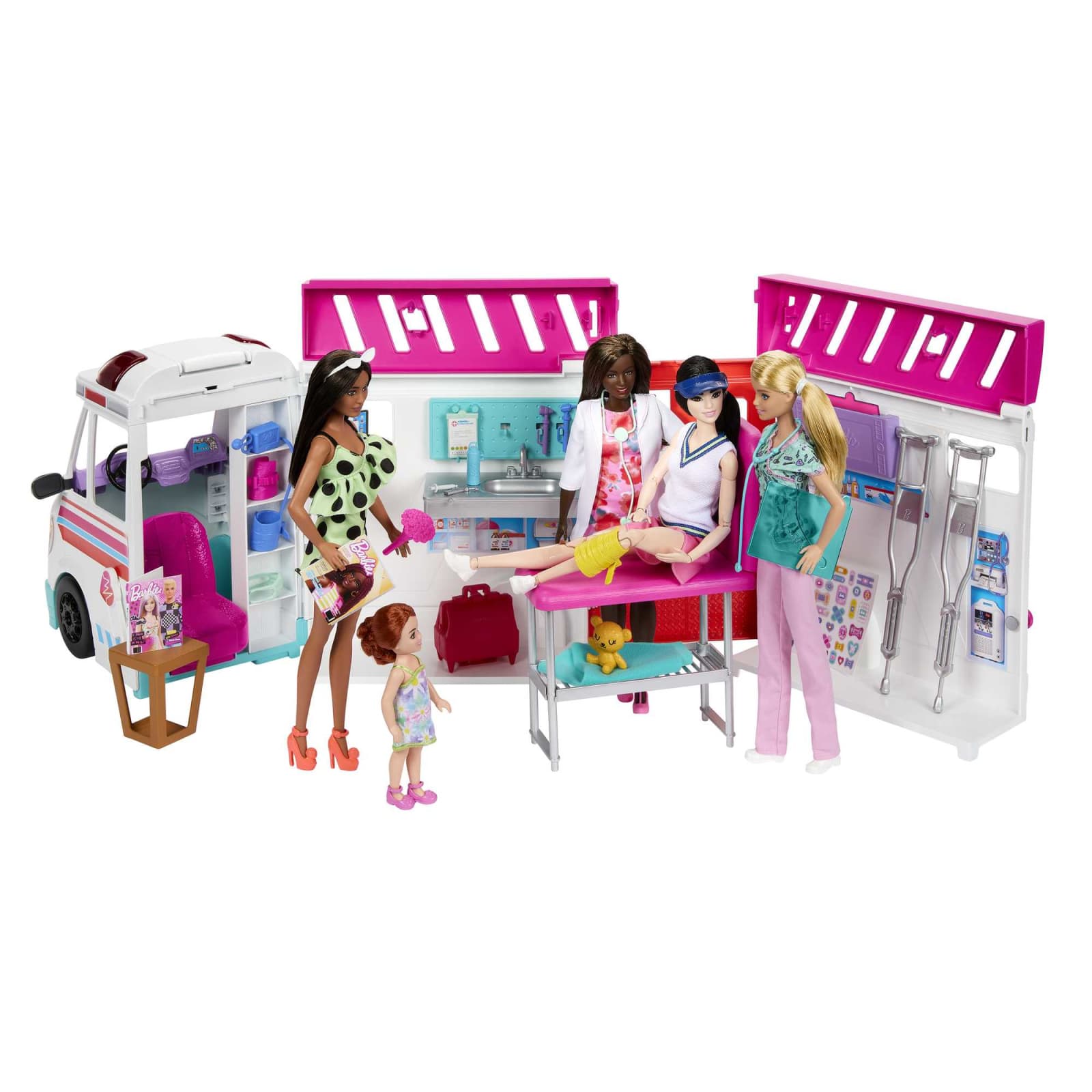 Barbie Transforming Ambulance and Clinic Playset