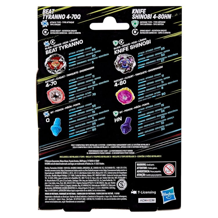 Beat Tyranno 4-70Q and Knife Shinobi 4-80HN – product view 3